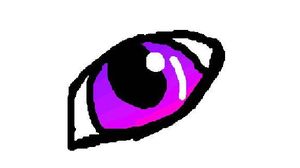 i draw my eyes like a pro [especially the color]