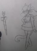 Took a small break and made an AU design for Mad Mew Mew