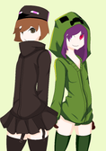 Endermen Me and Creeper Seg