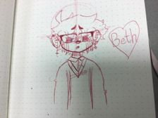 new oc, Beth, pronouns she/it