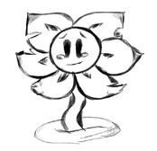 Trying to get back in the swing of things (Fell Flowey WIP)