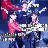 JUNGKOOK! LET GO OF V!