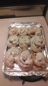 I made some homemade cinnamon rolls