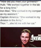 How did the avengers meet there girlfriends