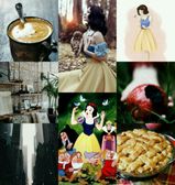 I made a modern day Snow white Collage for my story