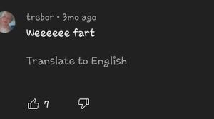 Ah yes the language of the weebs