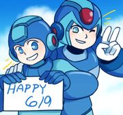 it's rockman/megaman day