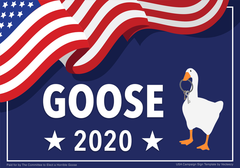 PLEASE ELECT GOOSE PREZ