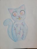 Pastel cat, I gave him to ma cousin for her cat themed birthday