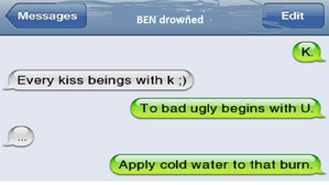 Kaley and BEN's daily conversations.._.