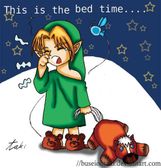 Aww, cute! *picks the adorable Child Link up and carries him to his room*