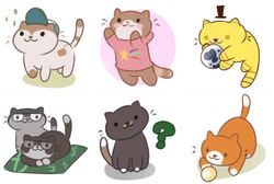 Gravity falls characters as cats!!!