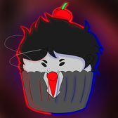 Darkiplier cupcake