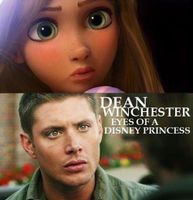 Dean Winchester is a Disney princess