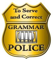 Grammar Police!