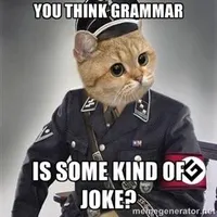 Are you a Grammar Nazi? (By me) Are you a Grammar Nazi? (By me)