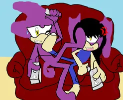 Which picture of me and Espio is better? Which picture of me and Espio is better?