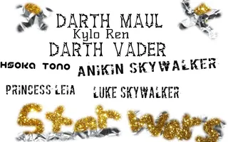 Who Is Your Favorite Star Wars Character? Who Is Your Favorite Star Wars Character?