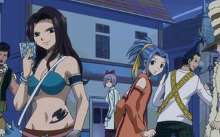 Fairy Tail: Levy vs Cana