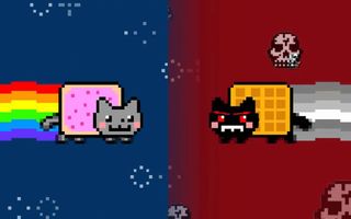 Nyan Cat VS Tac Nayn