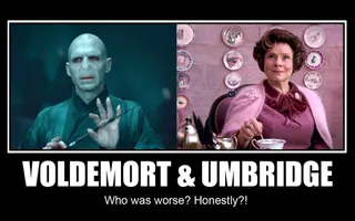 Should Voldermort or Umbridge die? Should Voldermort or Umbridge die?