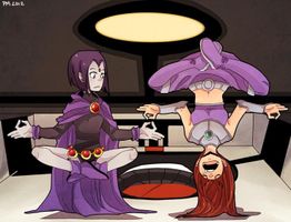 Who Do You Think I Am? Raven Or Starfire?