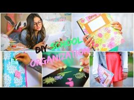 Back to School: DIY Organization! School Supplies & Room decor!