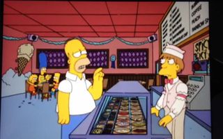 The Simpsons-Homer buys the 1,000,000th Ice cream cone