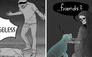 Artist Who Made People Cry With Her 'Good Boy' Comics Just Released A New One About A Dog, Says It Was Painful To Draw | Bored Panda