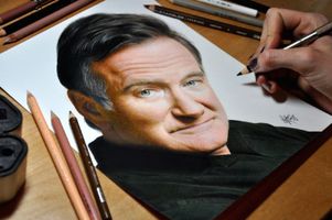 Drawing Robin Williams