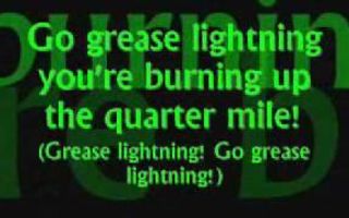 Grease "Grease Lightning" Lyrics HQ