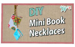 Karen's Crafts: Mini Book Necklaces, inspired by BooksandQuills