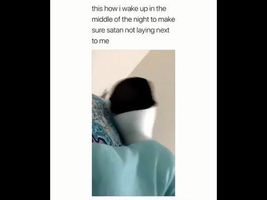 How you wake up in the middle of the night ?? - Scary Mannequin Head Meme