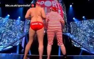 David Walliams and Miranda Hart - BBC Sport Relief Night