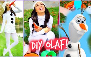 DIY Olaf - Frozen Halloween Costume! Easy and Affordable!