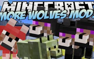 Minecraft | MORE WOLVES MOD! (Three Headed Wolf?!) | Mod Showcase