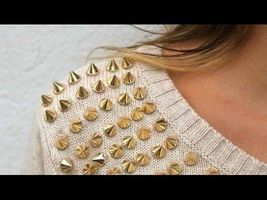 ✂ DIY- How to stud your tees and shorts