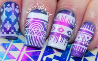 Aztec Galaxy Nail Art Tutorial