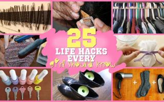 25 LIFE HACKS EVERY GIRL SHOULD KNOW?!