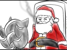 Shadow The Hedgehog Happy Christmas