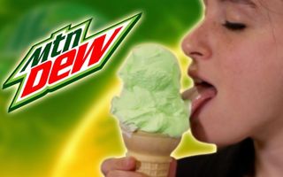 DIY Mountain Dew Ice Cream