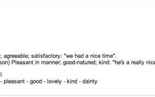 How nice are you? (1) How nice are you? (1)