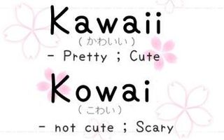 are you kawaii or kowai ?