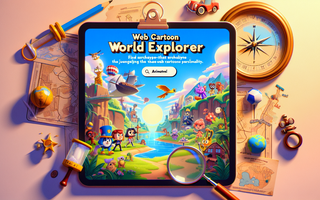 Web Cartoon World Explorer