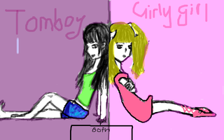 are you a tomboy or girly girl or both mixed