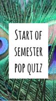 Academy Pop Quiz 1