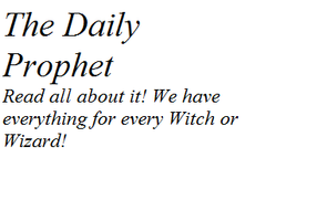 The Daily Prophet!