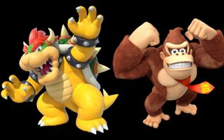 Bowser and Bowser Jr. vs Donkey Kong and Diddy Kong