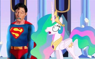 Superman meets My Little Pony