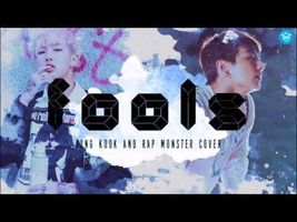 Fools cover by Rap Monster and Jung Kook (Lyrics)